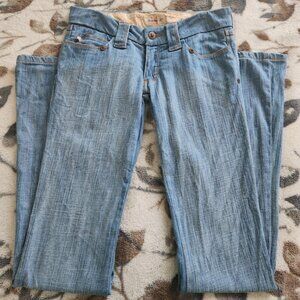 Frankie B Heart Pockets Low Rise Flare Bottom Jeans Size 2